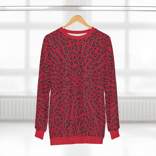 Red Cheetah Sweatshirt