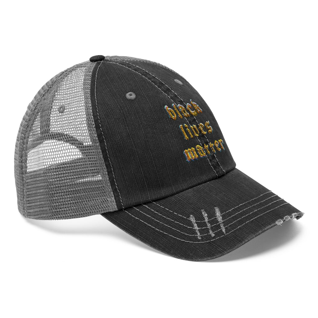 BLM Gold Unisex Trucker Hat