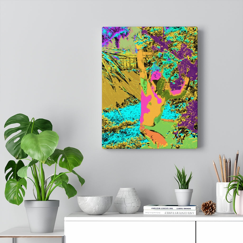 The Palm Fairy Stretched Canvas