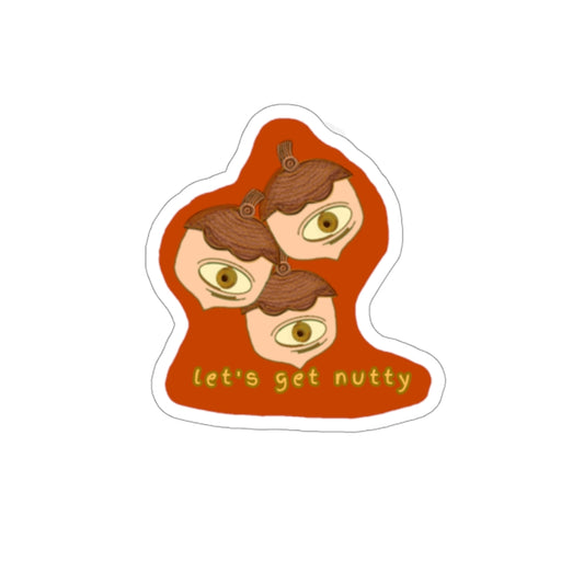 Let's Get Nutty Kiss-Cut Stickers