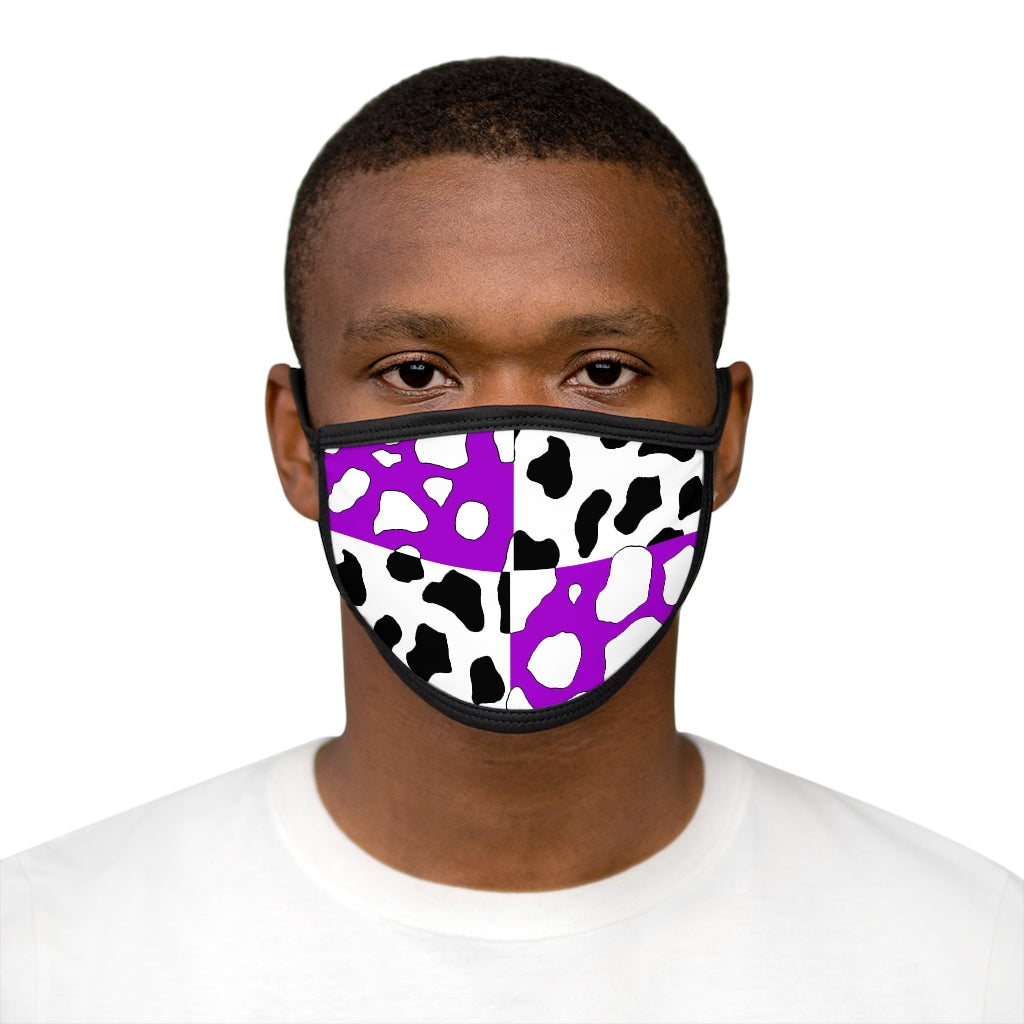 e-boy Purple Cowboi  Mixed-Fabric Face Mask