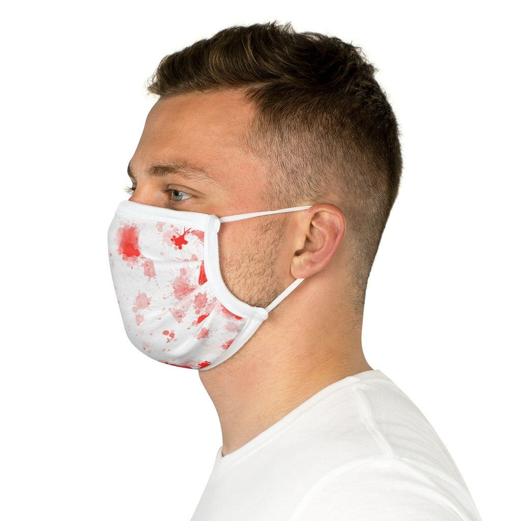 blood spatter Cotton Face Mask (EU)
