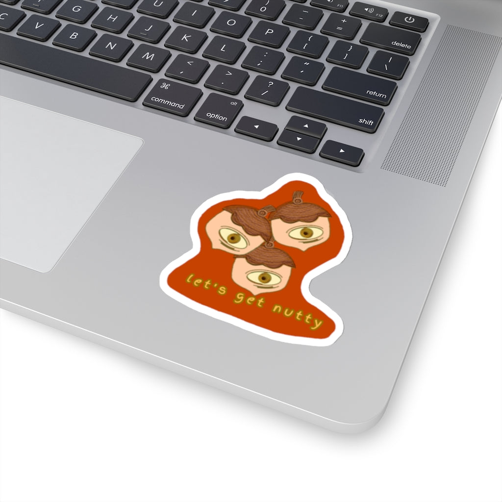 Let's Get Nutty Kiss-Cut Stickers