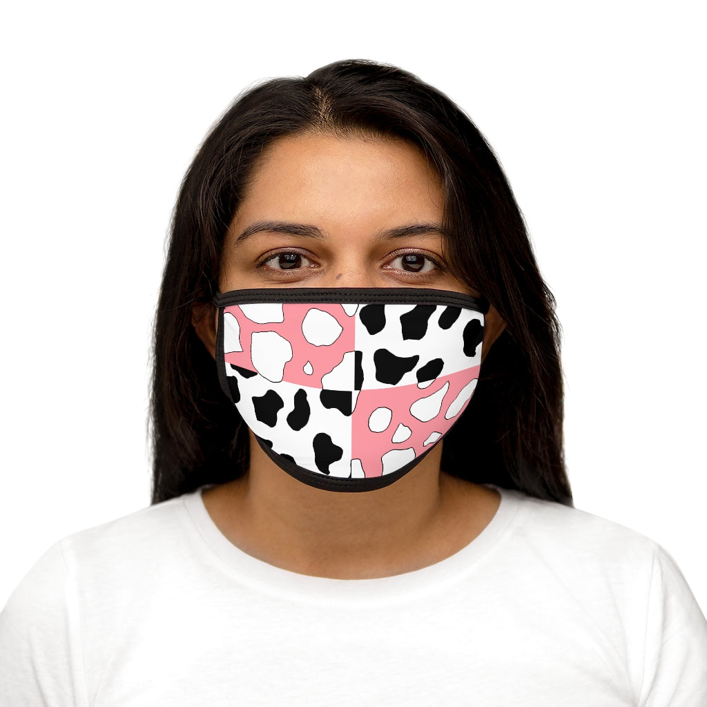 Softboi Pink Cowboi Mixed-Fabric Face Mask