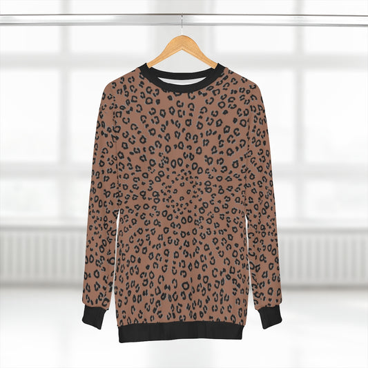 Brown Cheetah Sweatshirt