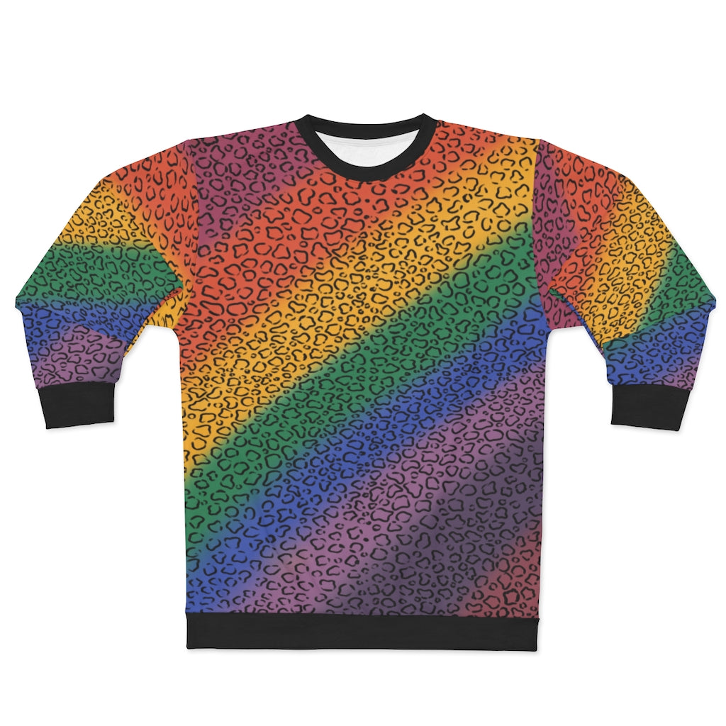 Rainbow Cheetah Sweatshirt