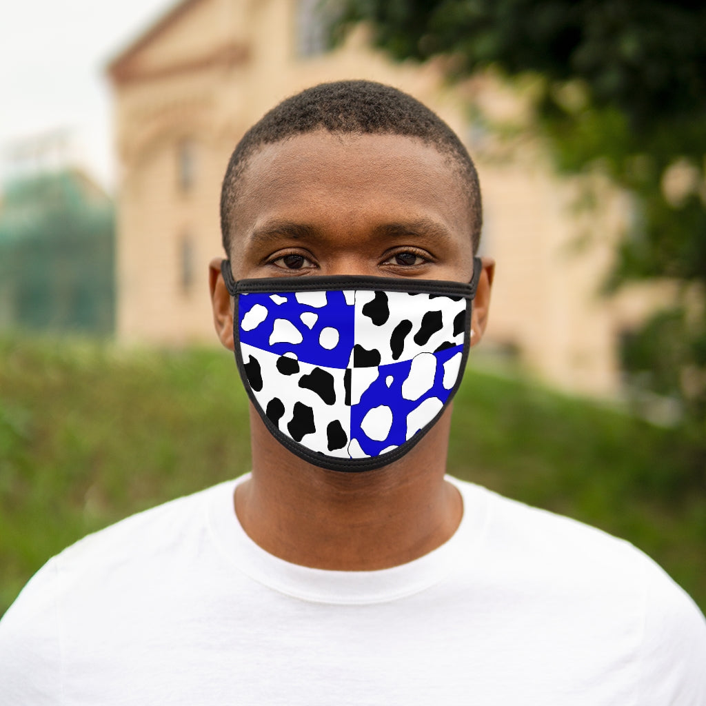 e-boy Blue Cowboi Mixed-Fabric Face Mask