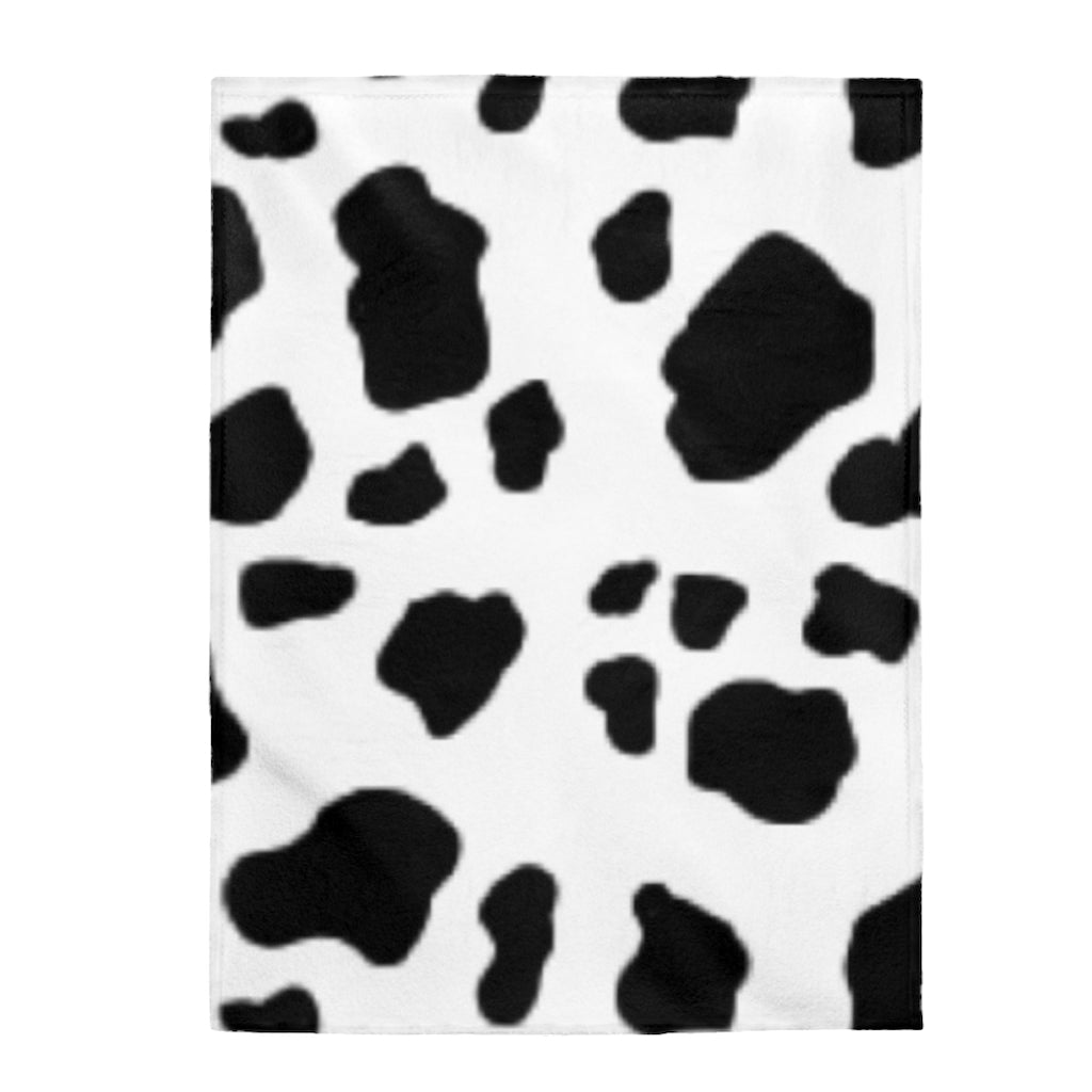 cow print Velveteen Plush Blanket