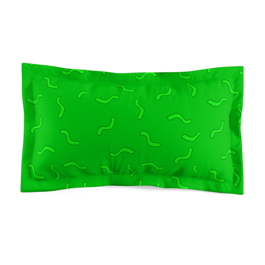 Charlie Fishe's Green Pillow Sham