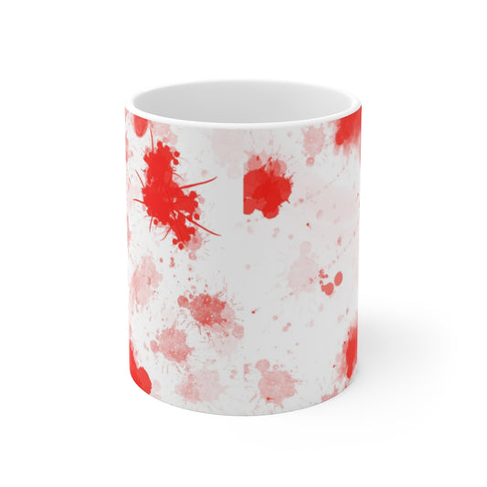 blood spatter Mug 11oz