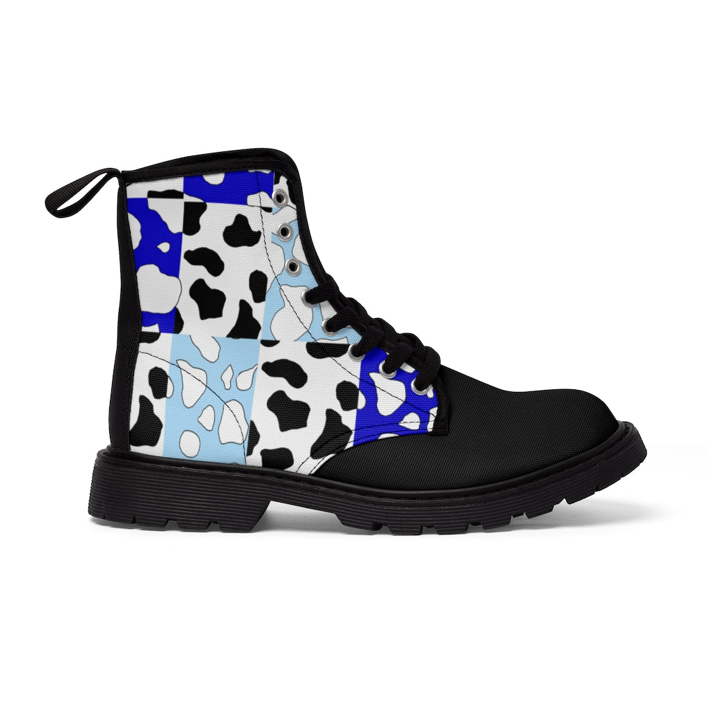 Cowboi Blue Small Sized Canvas Boots
