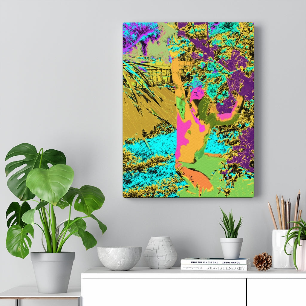 The Palm Fairy Stretched Canvas