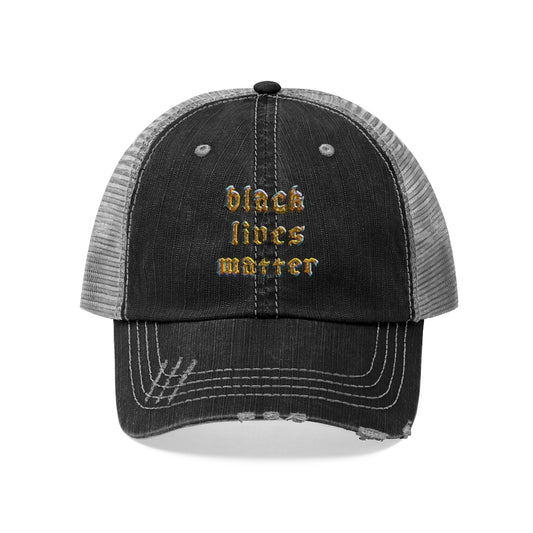 BLM Gold Unisex Trucker Hat