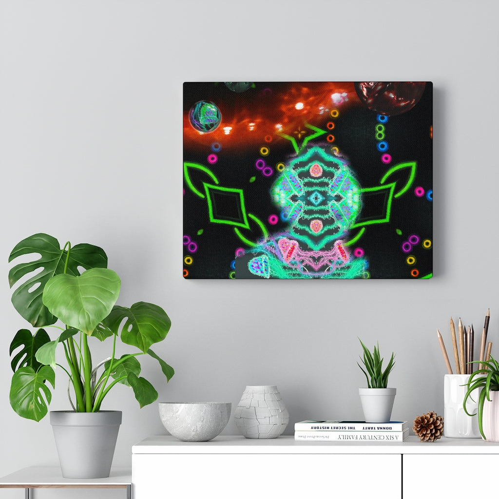 Space Child Stretched Canvas