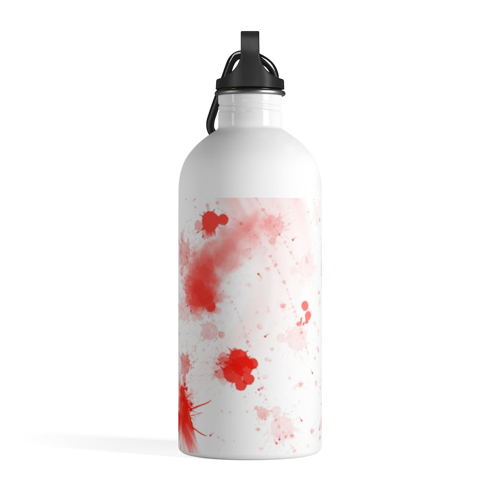 blood spatter Stainless Steel Water Bottle