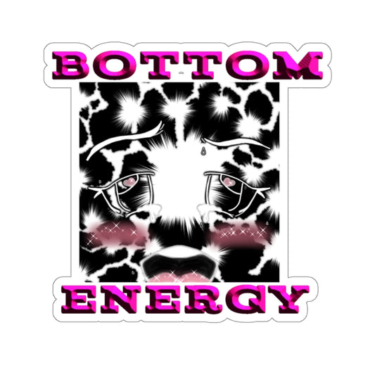 Bottom Energy Anime Face Kiss-Cut Stickers